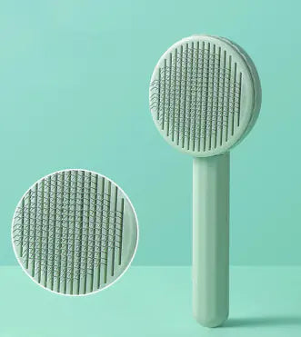 Green electronic device with textured surface on a light blue background