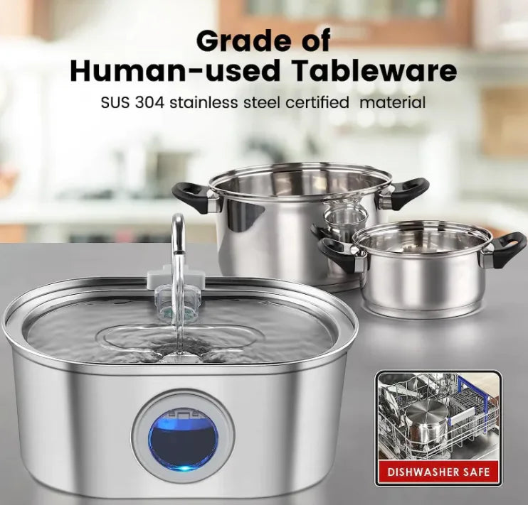 Stainless Steel 3.2 Litre Water Fountain