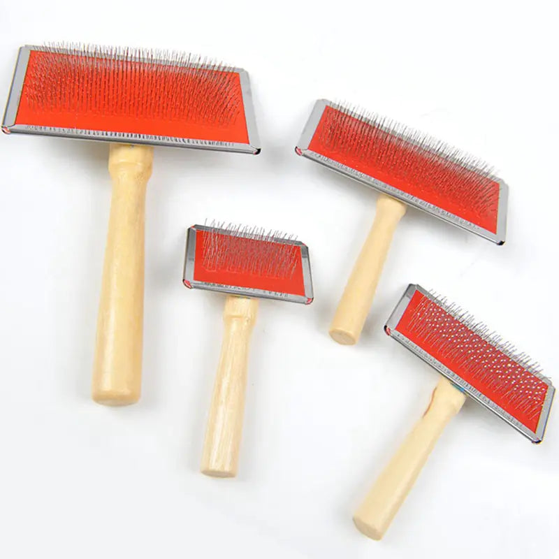 Wooden Pet Brush and Cleaning Toys for Dogs