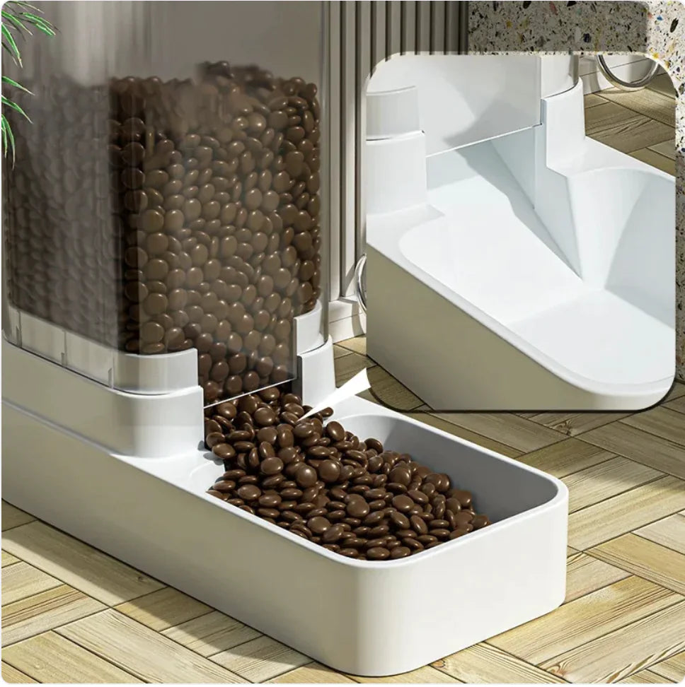 Modern Automatic Cat & Dog Food & Water Dispenser