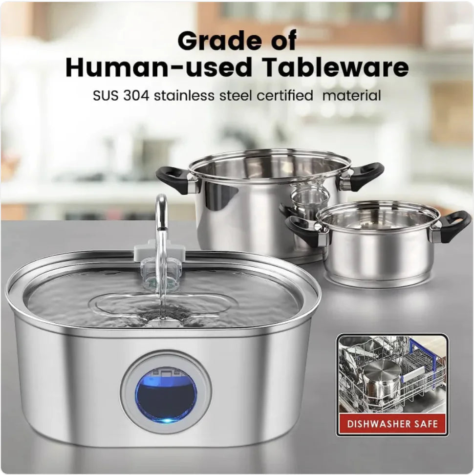 Stainless Steel Pet Water Feeder