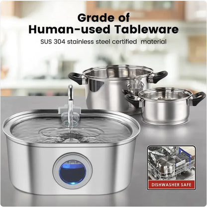 Stainless Steel Pet Water Feeder