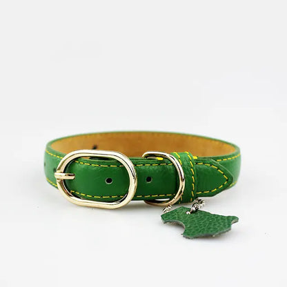 Cowhide Leather Pet Collar