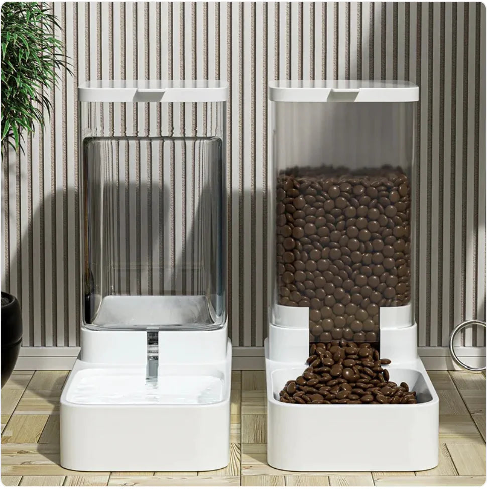 Modern Automatic Cat & Dog Food & Water Dispenser