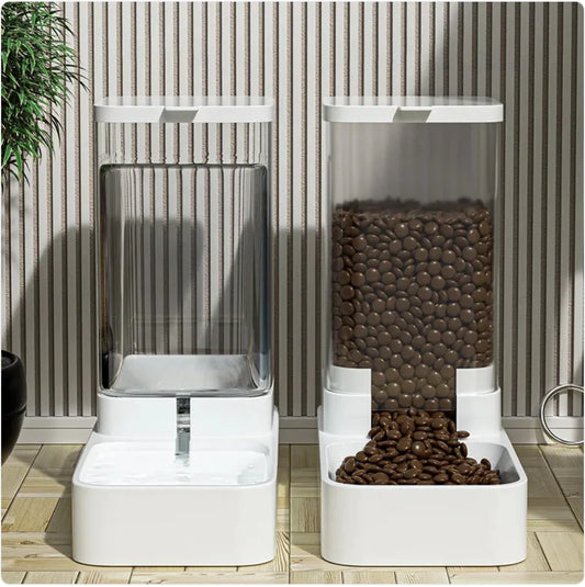 Modern Automatic Cat & Dog Food & Water Dispenser
